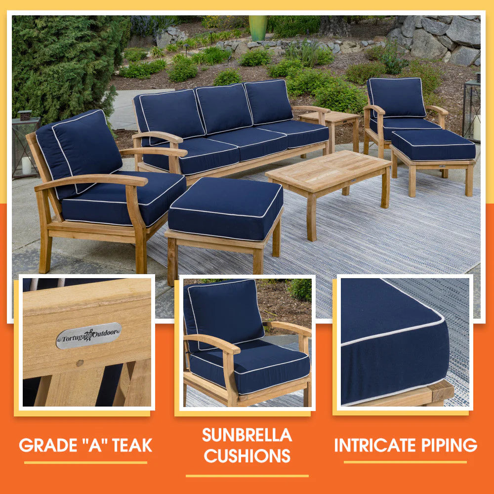 Teak 7pc Sofa Set alternate view
